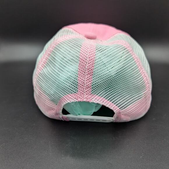 Yeti Coolers Hat Cap Womens Pink White Snapback Trucker Mesh Adjustable Country - Picture 3 of 8